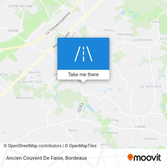 Ancien Couvent De Faise map