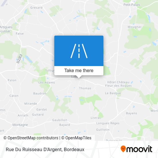 Rue Du Ruisseau D'Argent map