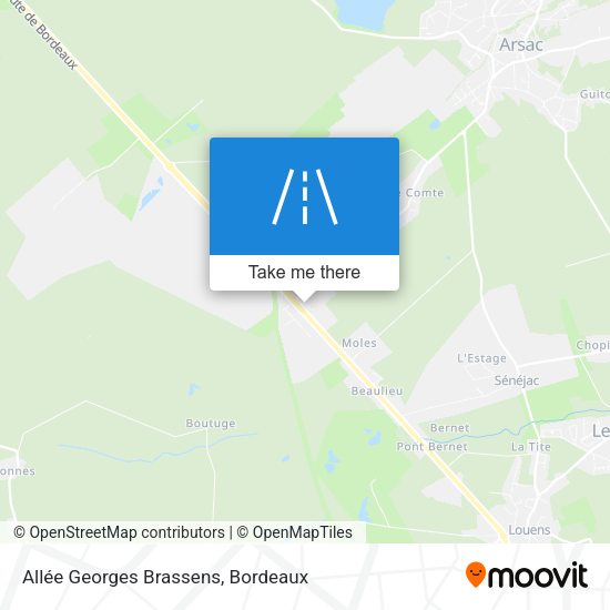 Allée Georges Brassens map