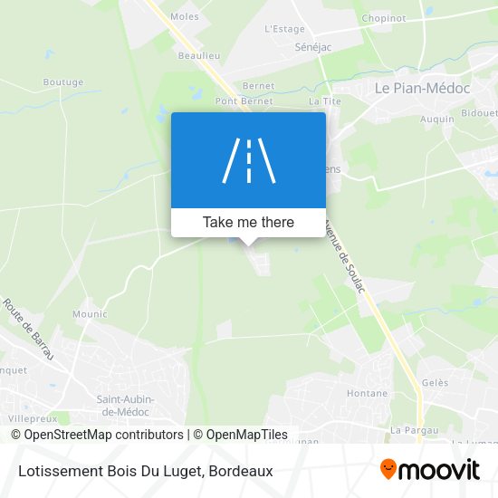 Lotissement Bois Du Luget map