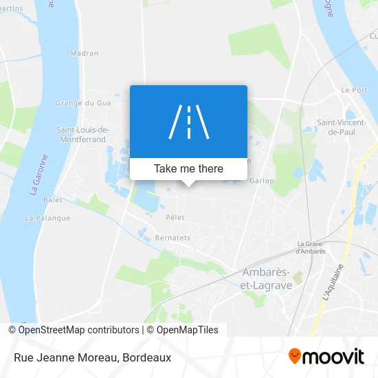 Rue Jeanne Moreau map