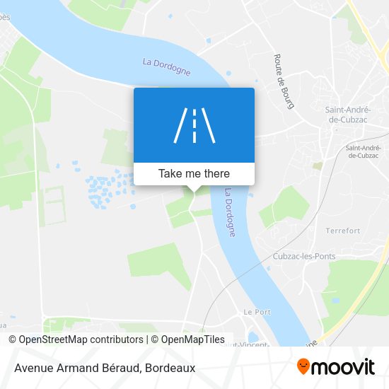 Avenue Armand Béraud map