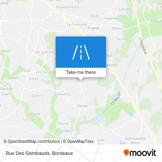 Rue Des Gombauds map