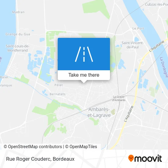 Rue Roger Couderc map