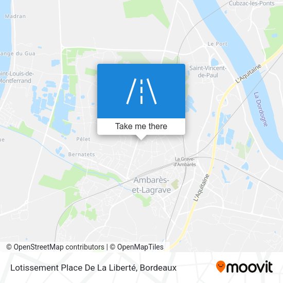 Lotissement Place De La Liberté map