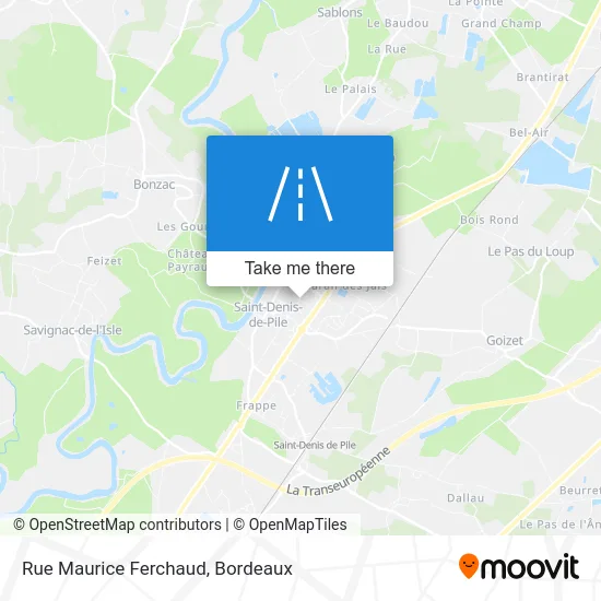 Rue Maurice Ferchaud map