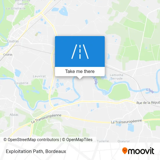 Chemin D'Exploitation map