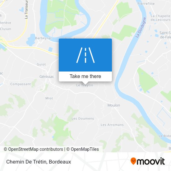 Chemin De Trétin map