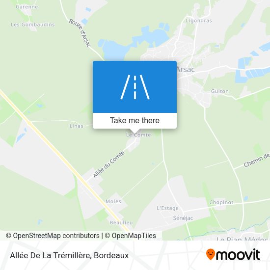 Allée De La Trémillère map