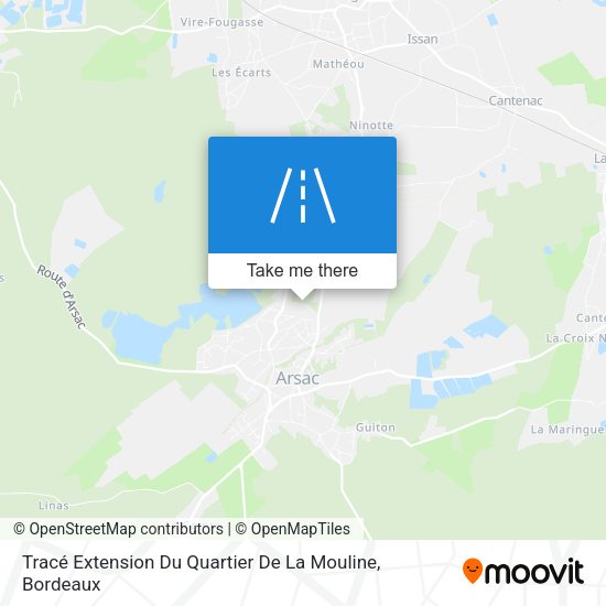 Tracé Extension Du Quartier De La Mouline map