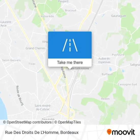 Rue Des Droits De L'Homme map