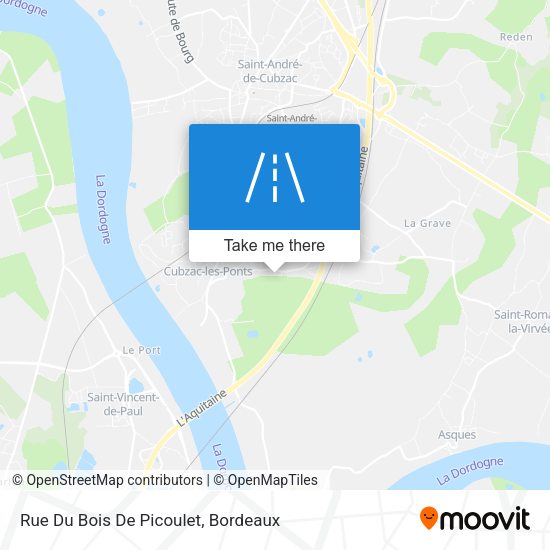Rue Du Bois De Picoulet map