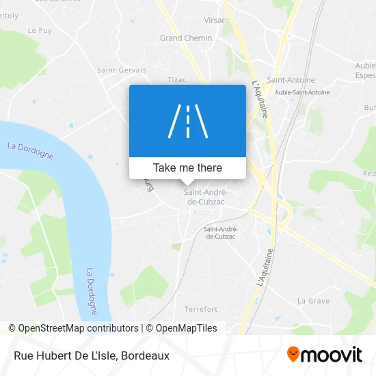 Rue Hubert De L'Isle map