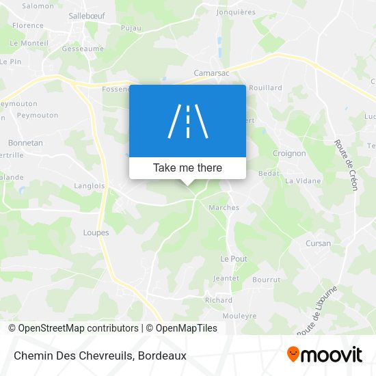 Chemin Des Chevreuils map