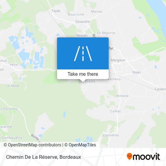 Chemin De La Réserve map