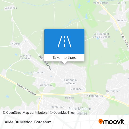 Allée Du Médoc map