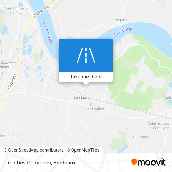 Rue Des Colombes map