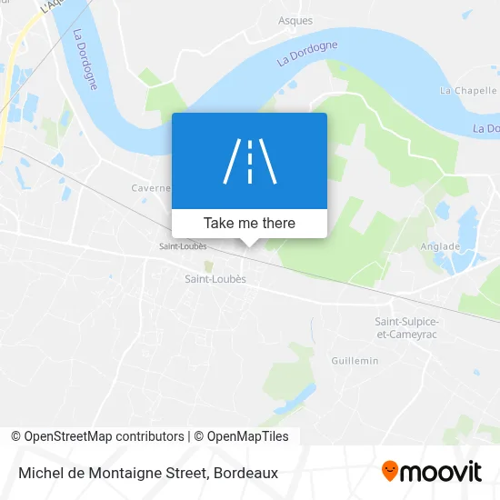 Rue Michel De Montaigne map