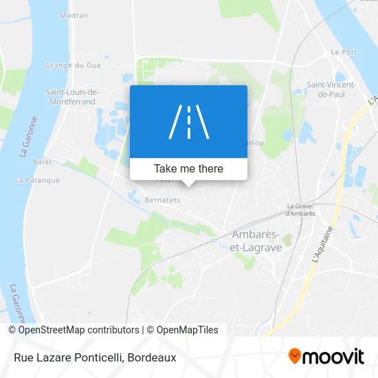 Rue Lazare Ponticelli map