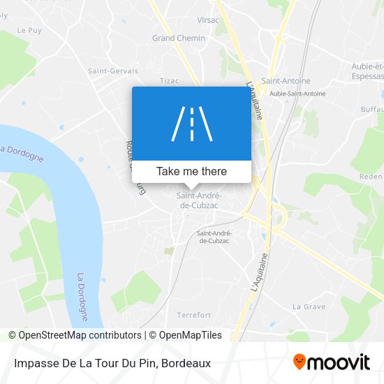 Impasse De La Tour Du Pin map