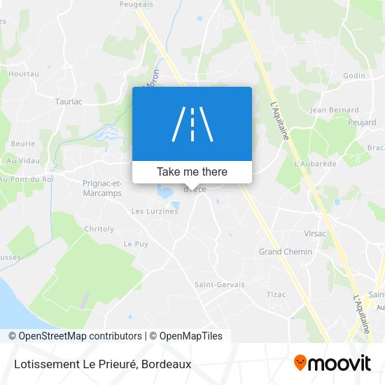 Lotissement Le Prieuré map
