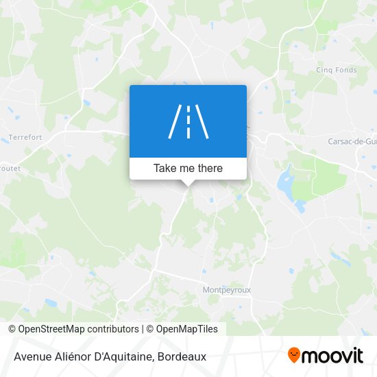 Avenue Aliénor D'Aquitaine map