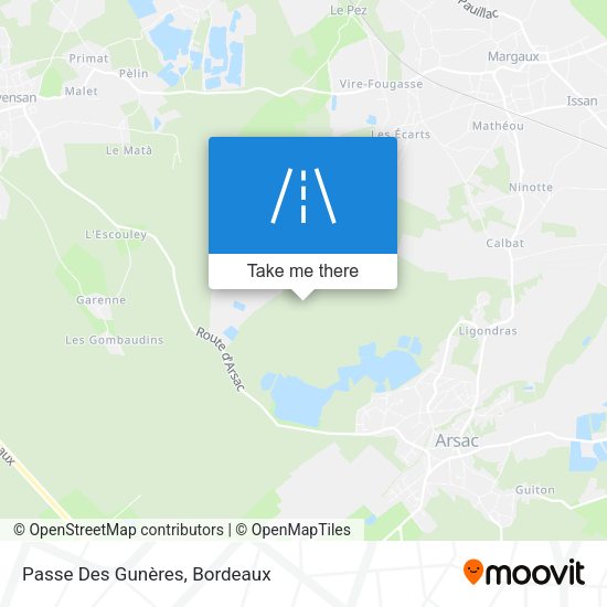 Passe Des Gunères map