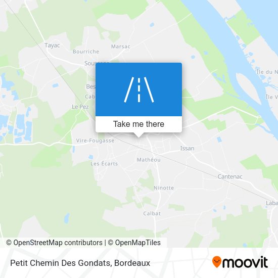 Petit Chemin Des Gondats map