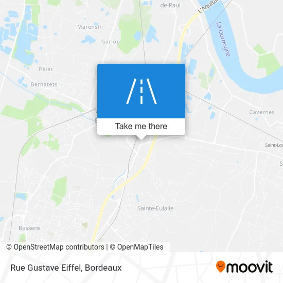 Rue Gustave Eiffel map