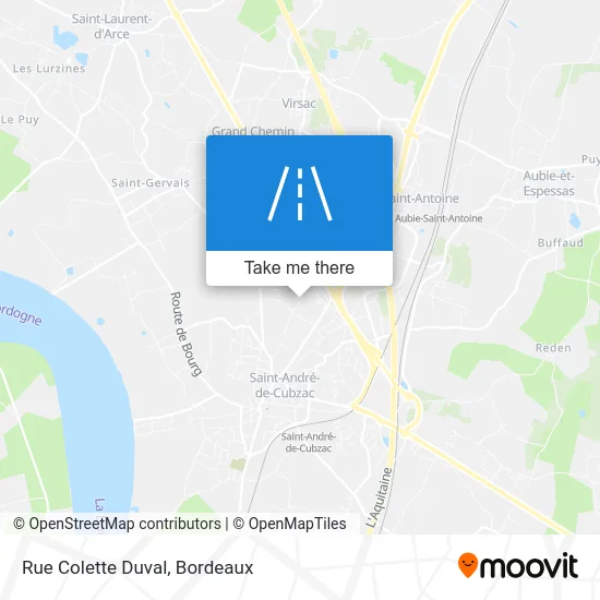 Rue Colette Duval map