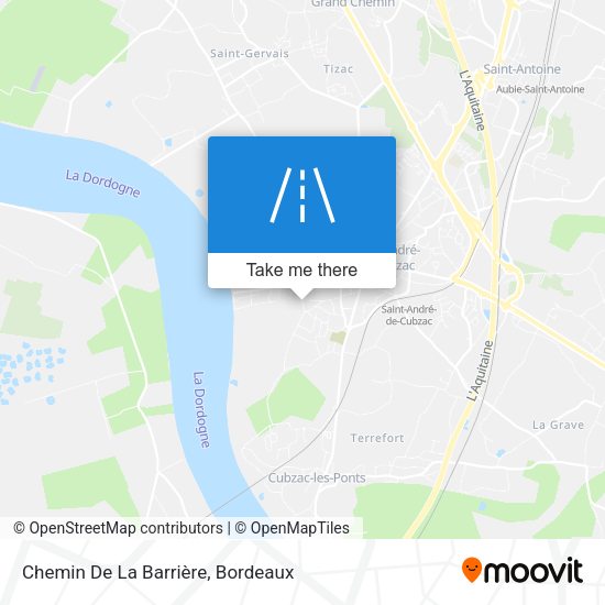 Chemin De La Barrière map