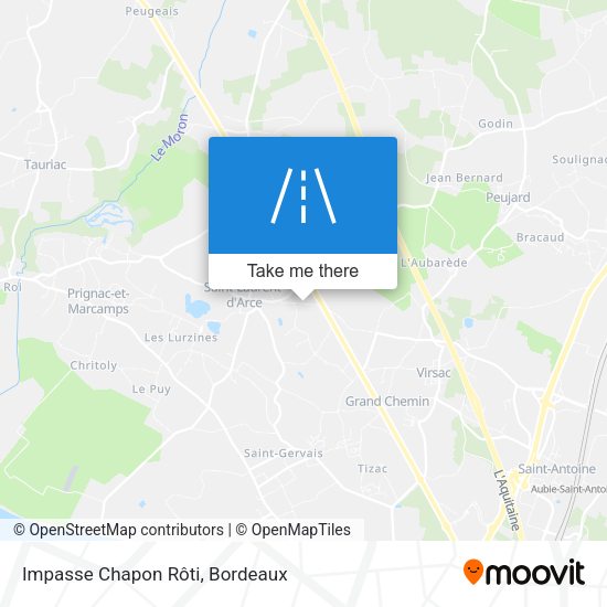 Impasse Chapon Rôti map