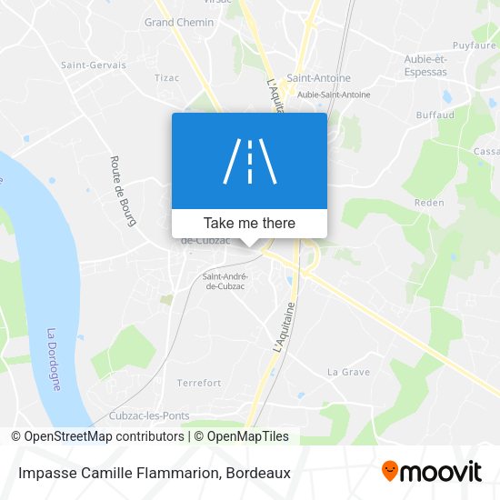 Impasse Camille Flammarion map