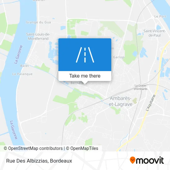 Rue Des Albizzias map