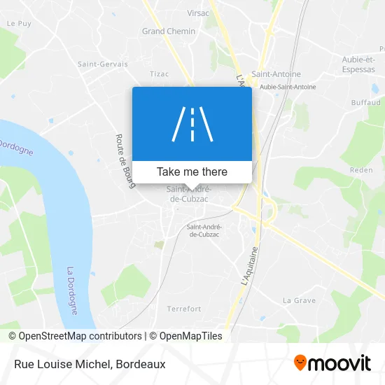 Rue Louise Michel map