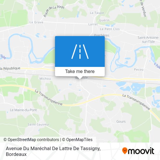 Avenue Du Maréchal De Lattre De Tassigny map