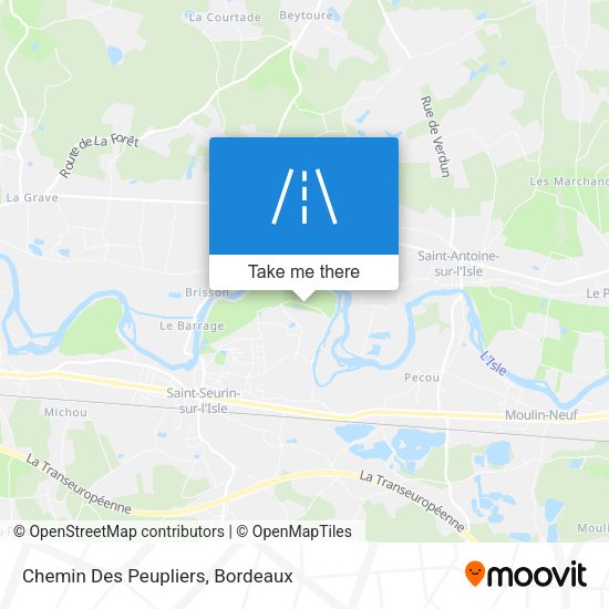 Chemin Des Peupliers map