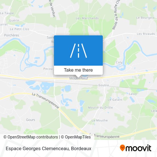 Espace Georges Clemenceau map