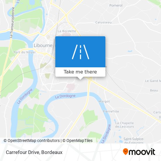 Carrefour Drive map