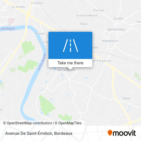 Avenue De Saint-Émilion map