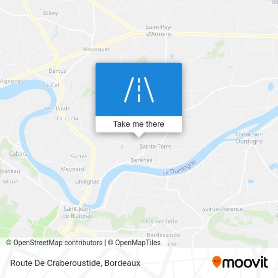 Route De Craberoustide map