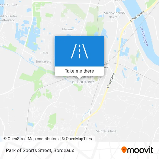 Rue Du Parc Des Sports map