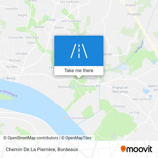 Chemin De La Pierrière map