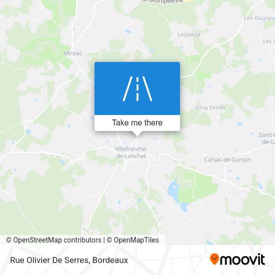 Rue Olivier De Serres map