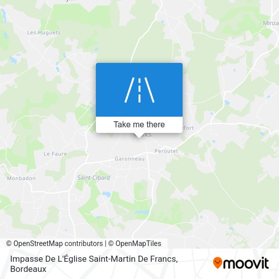 Impasse De L'Église Saint-Martin De Francs map