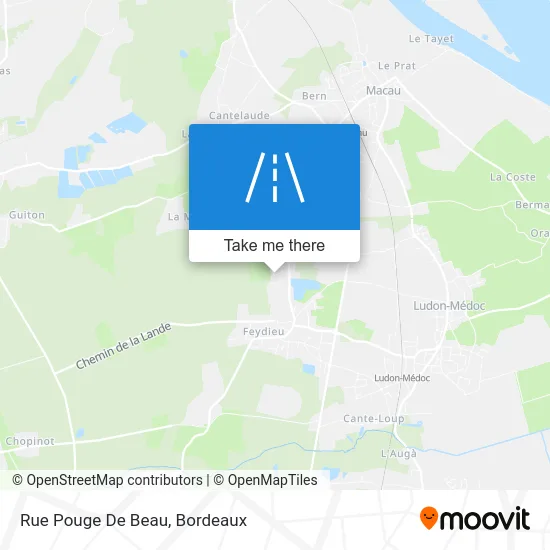 Rue Pouge De Beau map