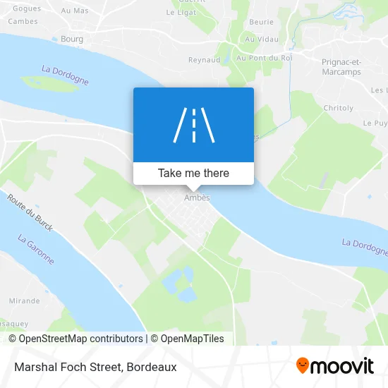 Rue Du Maréchal Foch map