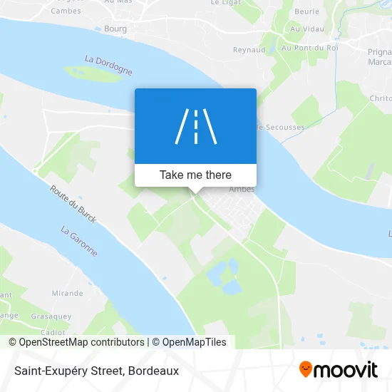 Rue Saint-Exupéry map