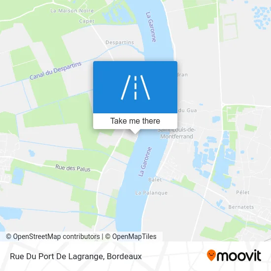 Rue Du Port De Lagrange map