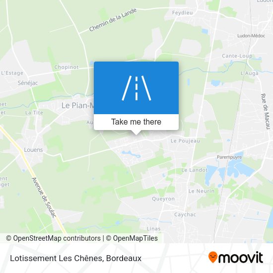 Lotissement Les Chênes map